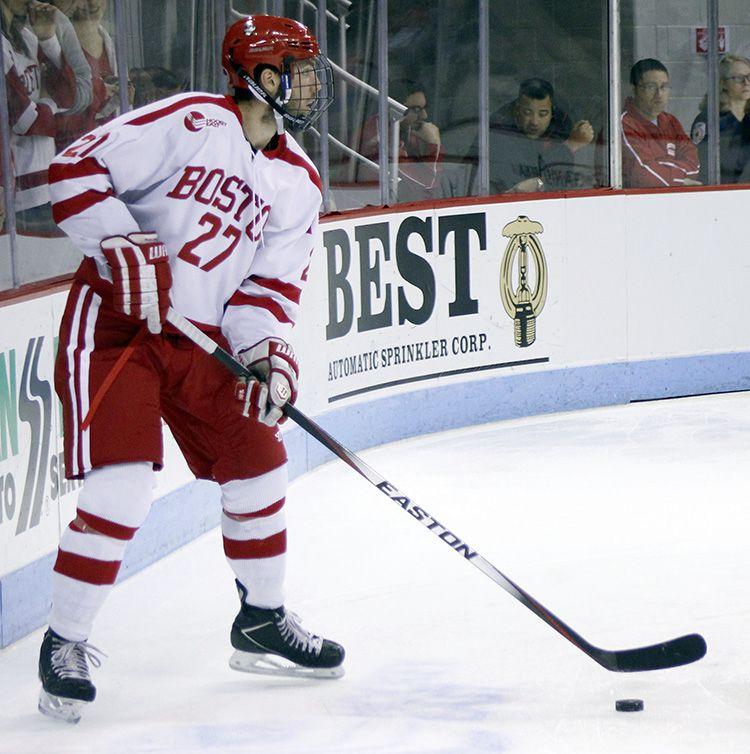 Somerby has improved in nearly every facet of his game during his sophomore campaign with the Terriers. PHOTO BY MAYA DEVEREAUX/DAILY FREE PRESS STAFF