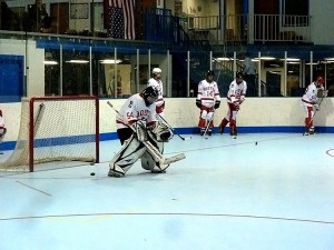The Boston University club inline hockey team opened its season with games against Villanova, Saint Joseph's and Drexel. PHOTO COURTESY OF YAN SHIBUTANI