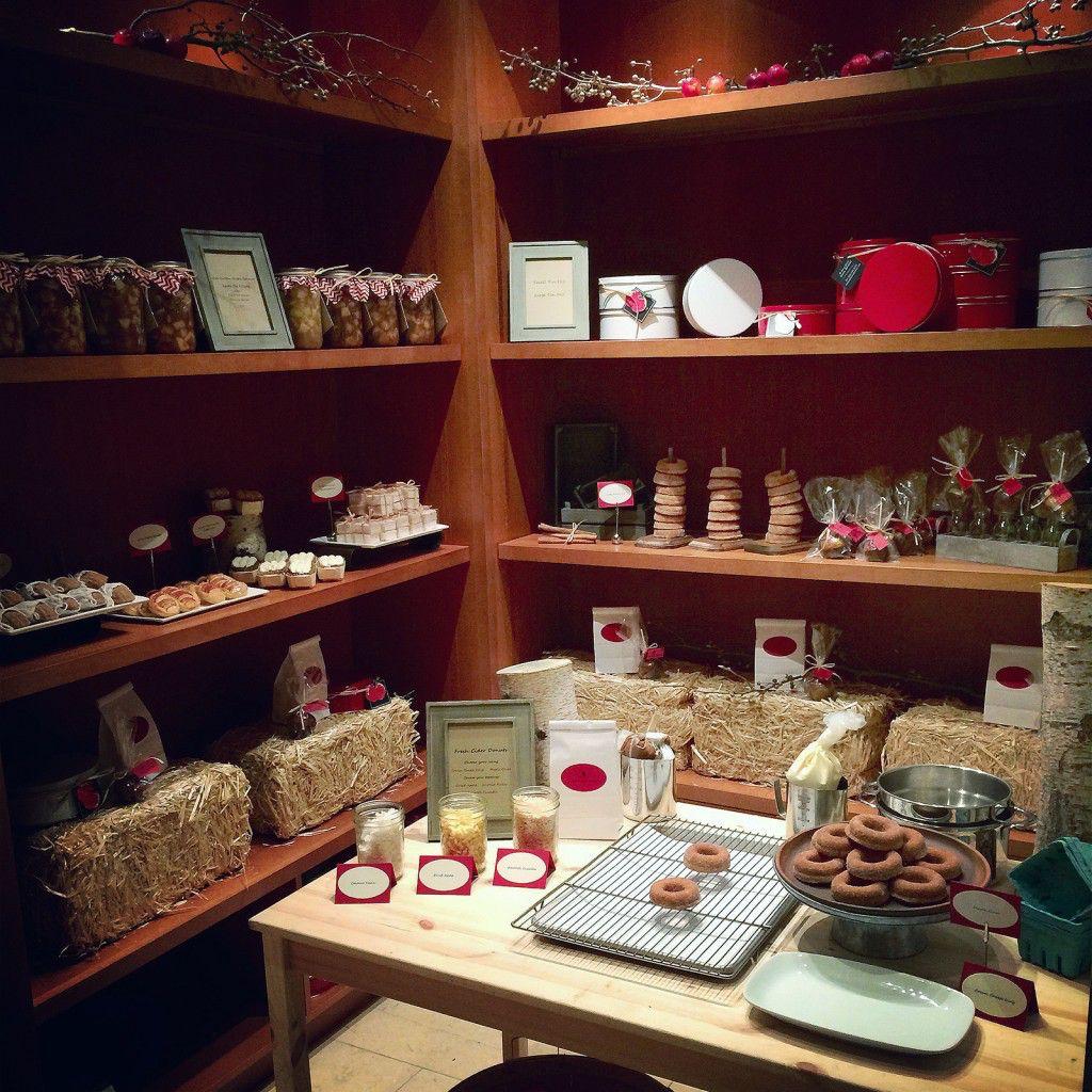 The Ritz-Carlton Hotel in Downtown Boston has organized an urban apple orchard in the lobby of the hotel, which features apples, pastries, donuts, and apple cider¬¬. PHOTO COURTESY OF RITZ-CARLTON