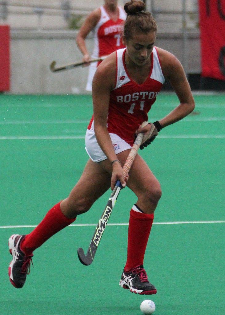 Sophomore forward Taylor Blood has PHOTO BY AMELIA WELLS/DAILY FREE PRESS