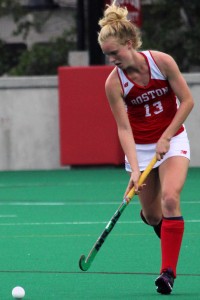 Sophomore midfielder Hester van der Laan scored her fourth goal of the season Sunday against Harvard.