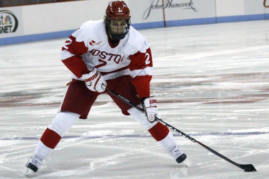 Junior forward Ahti Oksanen scored four goals against St. Thomas University Saturday. PHOTO BY MAYA DEVEREAUX