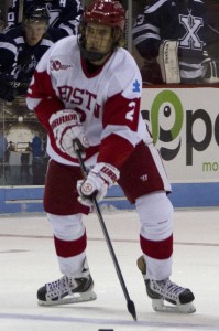 Junior forward Ahti Oksanen scored four goals against St. Thomas University on Saturday. PHOTO BY MICHELLE JAY/DFP FILE PHOTO