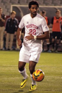 Freshman midfielder Adam Sheikali performed well in his second career start Saturday. PHOTO BY JUSTIN HAWK/DAILY FREE PRESS STAFF