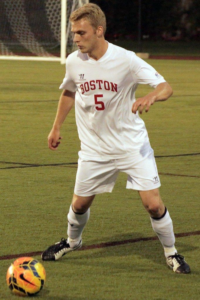 Freshman defender Bjarki Benediktsson has recorded four assists this season. PHOTO BY JUSTIN HAWK/DAILY FREE PRESS STAFF