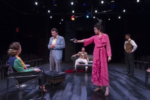 The cast of dark comedy "The Whitmores" performed for audiences at the Huntington Theatre from Oct. 8 to 11. PHOTO COURTESY OF BROOKE MACKINNON
