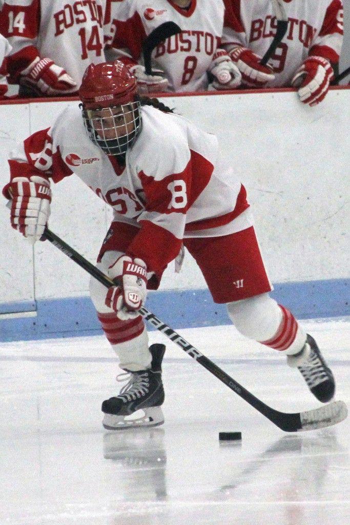 Junior forward Rebecca Russo tallied a goal and two assists over the weekend. PHOTO BY MICHELLE JAY/DFP FILE PHOTO