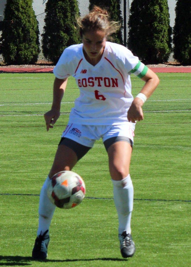 Senior midfielder Jamie Turchi scored her second goal of the season Wednesday against Holy Cross. PHOTO BY ANN SINGER/DAILY FREE PRESS STAFF