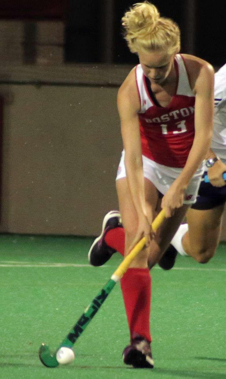 Sophomore midfielder Hester van der Lann scored the only goal for the Terriers against Syracuse Saturday. PHOTO BY JUSTIN HAWK/DAILY FREE PRESS STAFF