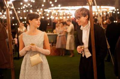 Felicity Jones and Eddie Redmayne play Jane and Stephen Hawking in "The Theory of Everything," released Friday. PHOTO COURTESY OF FOCUS FEATURES