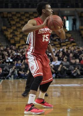 Freshman guard Cheddi Mosely PHOTO BY JUSTIN HAWK/AILY FREE PRESS STAFF