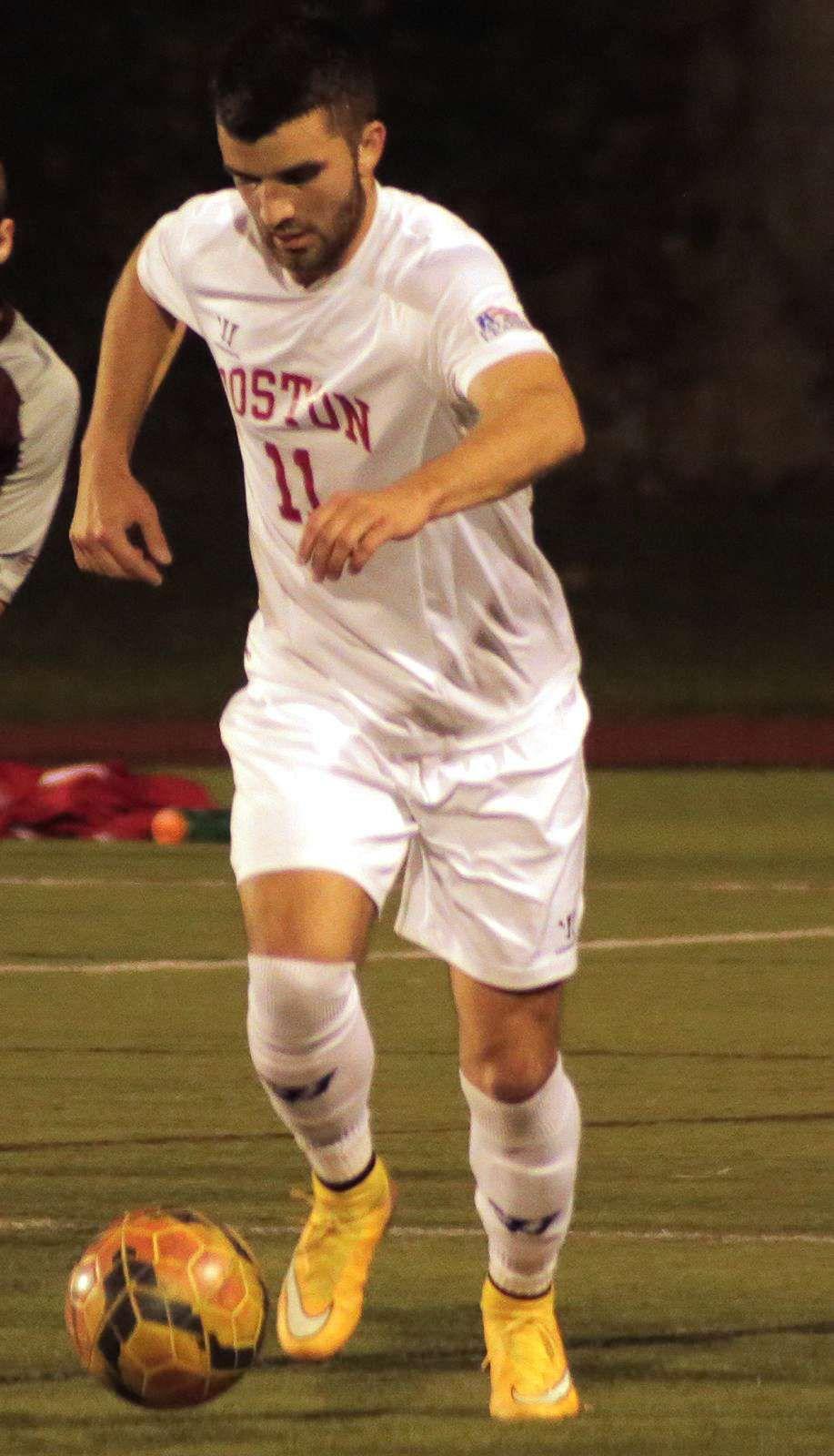 Sophomore forward Felix De Bona scored his fourth goal of the season Saturday against Bucknell. PHOTO BY JUSTIN HAWK/DAILY FREE PRESS STAFF