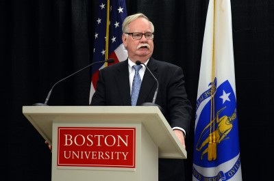 Boston University President Robert Brown was subpoenaed Nov. 24 by the Boston City Council to appear at a hearing on Tuesday to address issues of employee and student diversity. PHOTO BY FALON MORAN/DAILY FREE PRESS STAFF