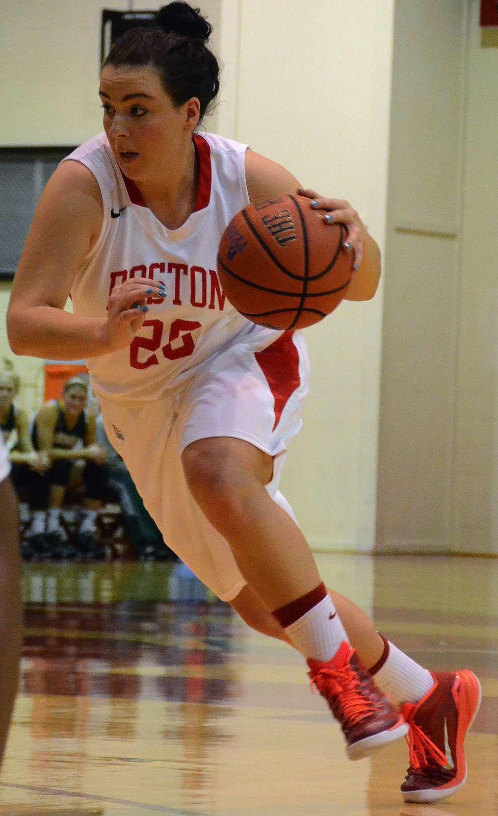 Junior guard Clodagh Scannell scored 13 points in BU’s win over Vermont Saturday afternoon. PHOTO BY FALON MORAN/DAILY FREE PRESS STAFF