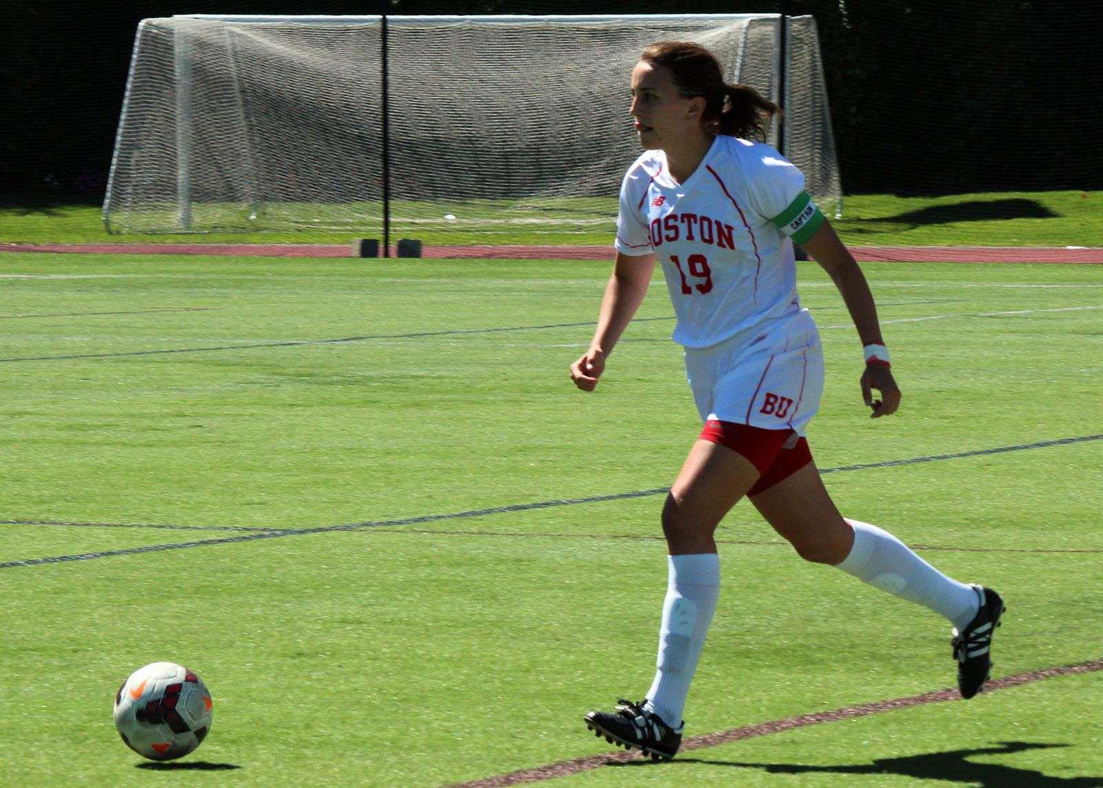 Senior defender Kai Miller scored her second goal of the season Saturday against Bucknell. PHOTO BY ANN SINGER/DAILY FREE PRESS STAFF