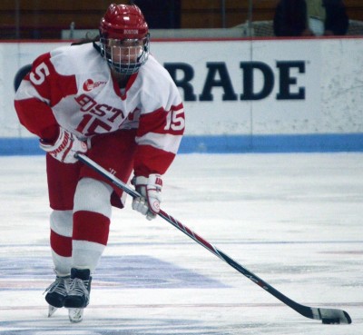 Junior defenseman PHOTO BY FALON MORAN/DAILY FREE PRESS 