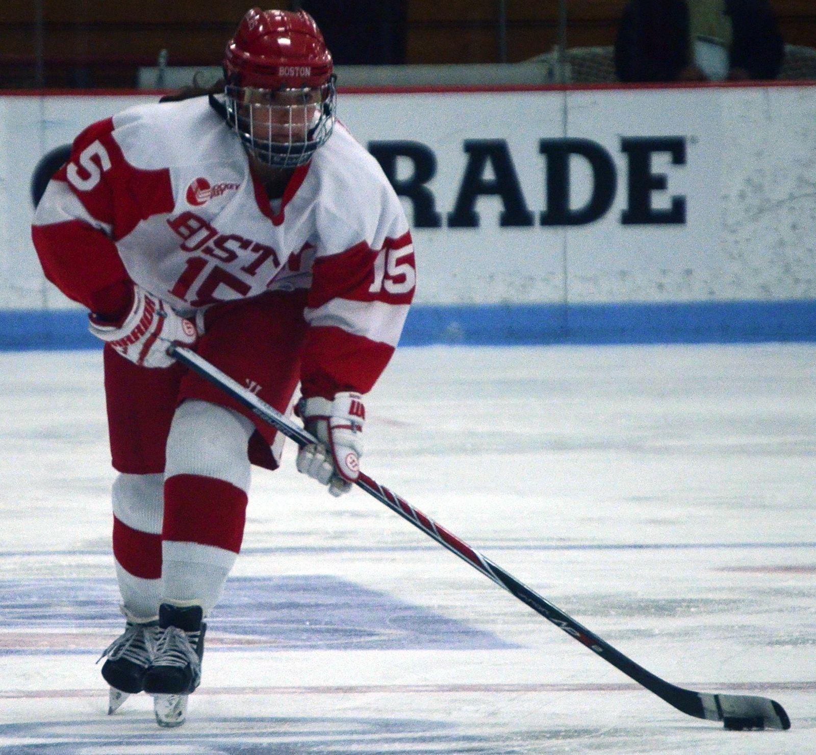 Junior defenseman PHOTO BY FALON MORAN/DAILY FREE PRESS