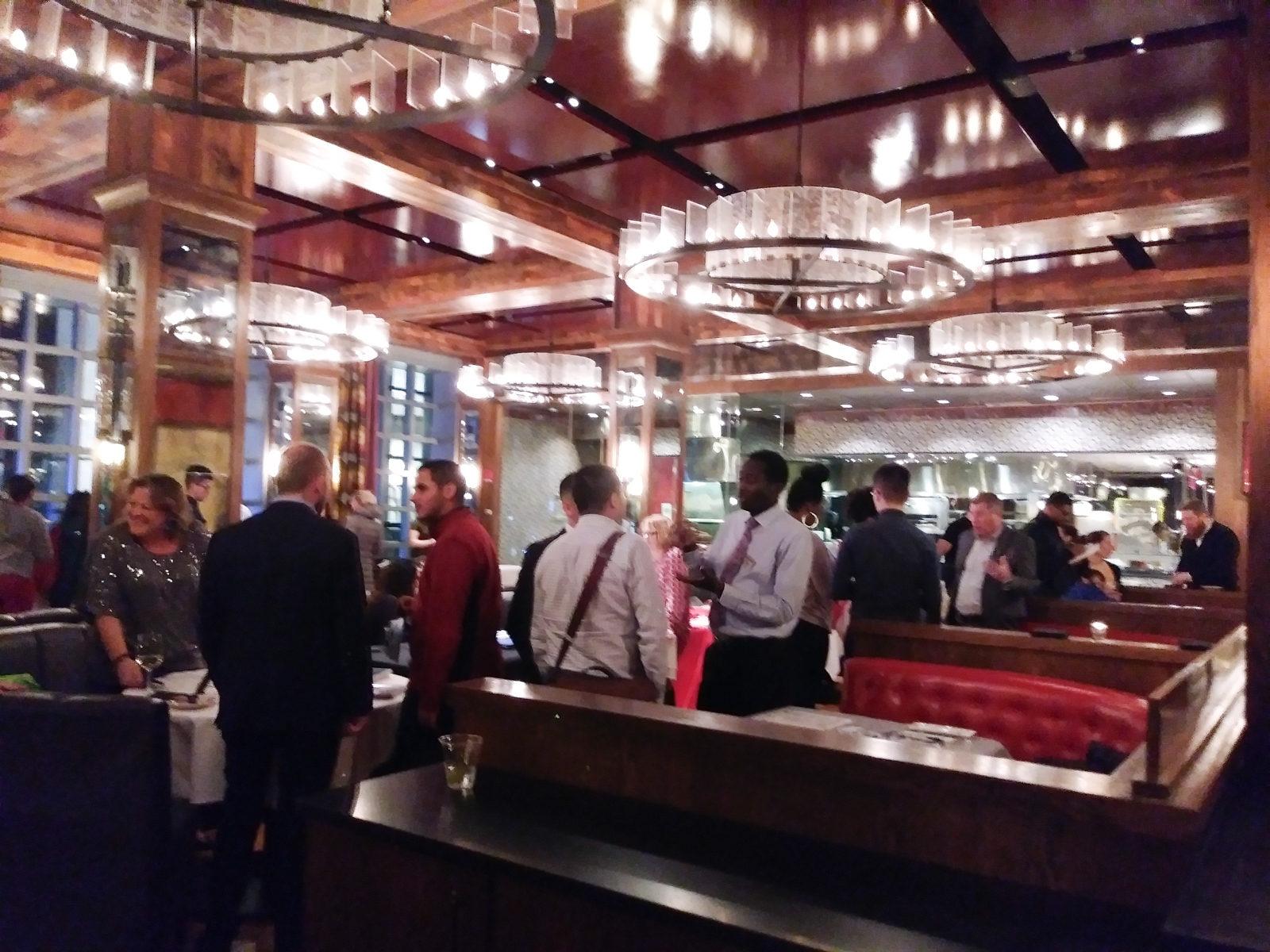 SPARK Boston hosts the Millennial Homeownership Open House Monday night at Towne Stove and Spirits. PHOTO BY SOPHIA BROWN/ DAILY FREE PRESS STAFF