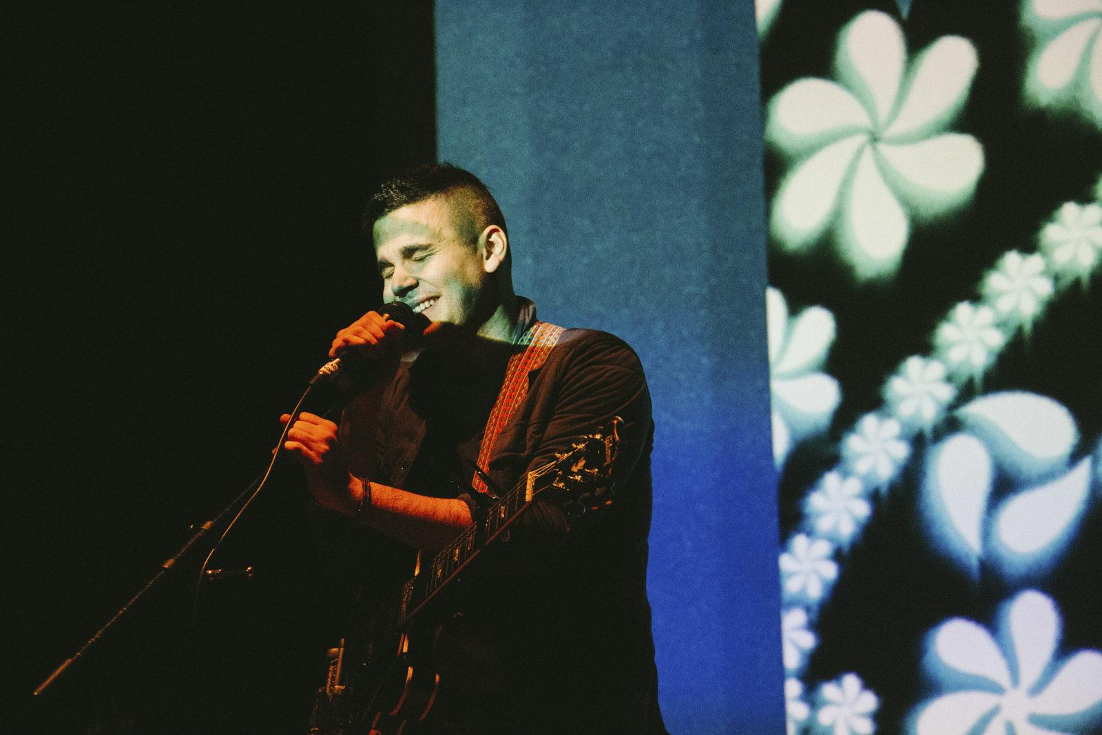 Rostam Batmanglij performs at the Museum of Fine Arts Saturday night. PHOTO COURTESY CARTER HOWE