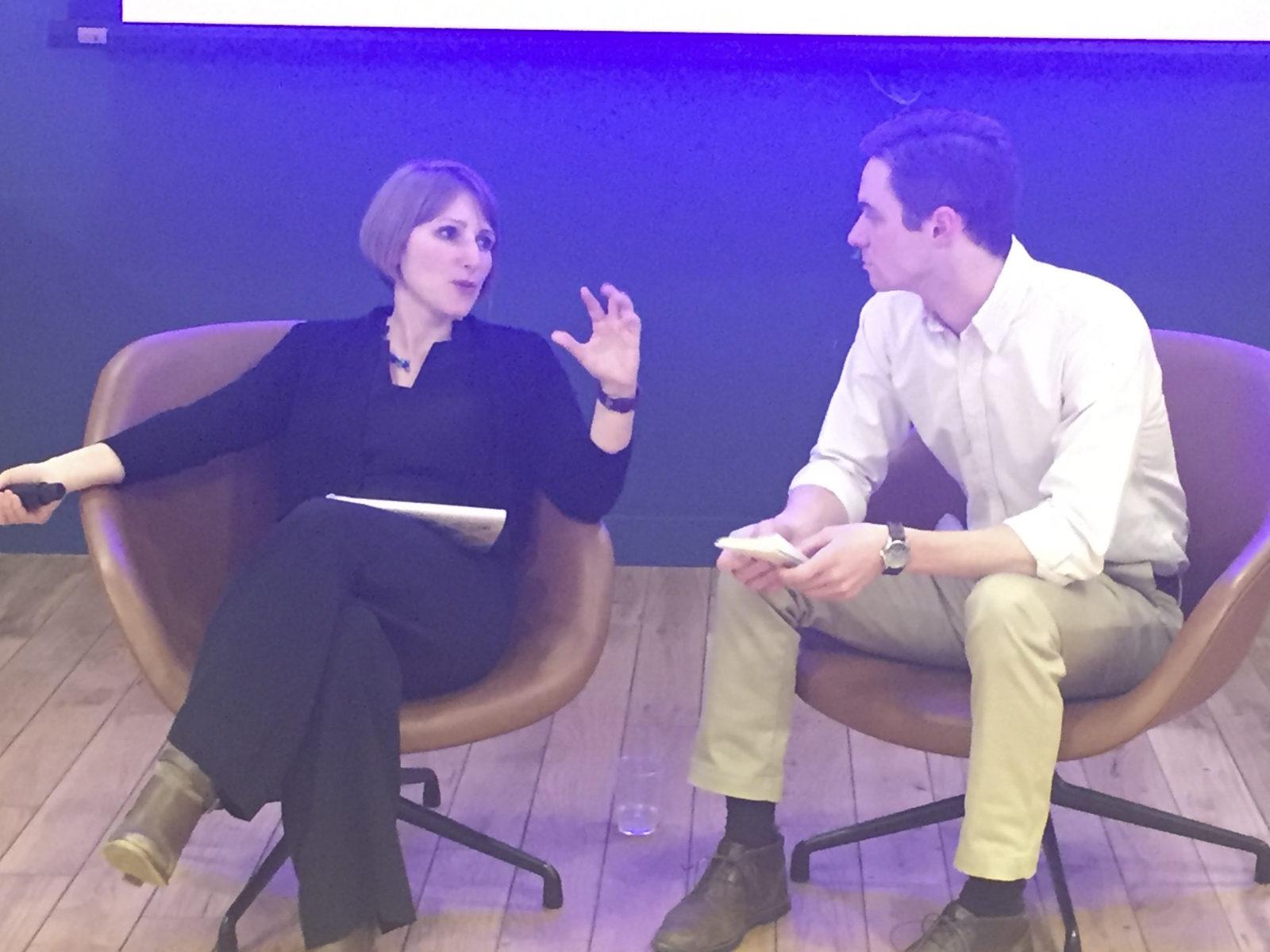 Sarah Beaulieu was the chief speaker at "Sexual Assault and Consent: Tough Conversations, Challenging Coverage" on Wednesday. PHOTO COURTESY
