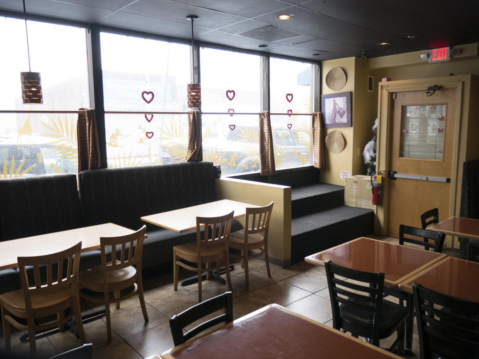 Suya Joint in Roxbury is one of the Black Restaurant Challenge’s featured restaurants PHOTO BY FELIX PHILLIPS/ DAILY FREE PRESS STAFF