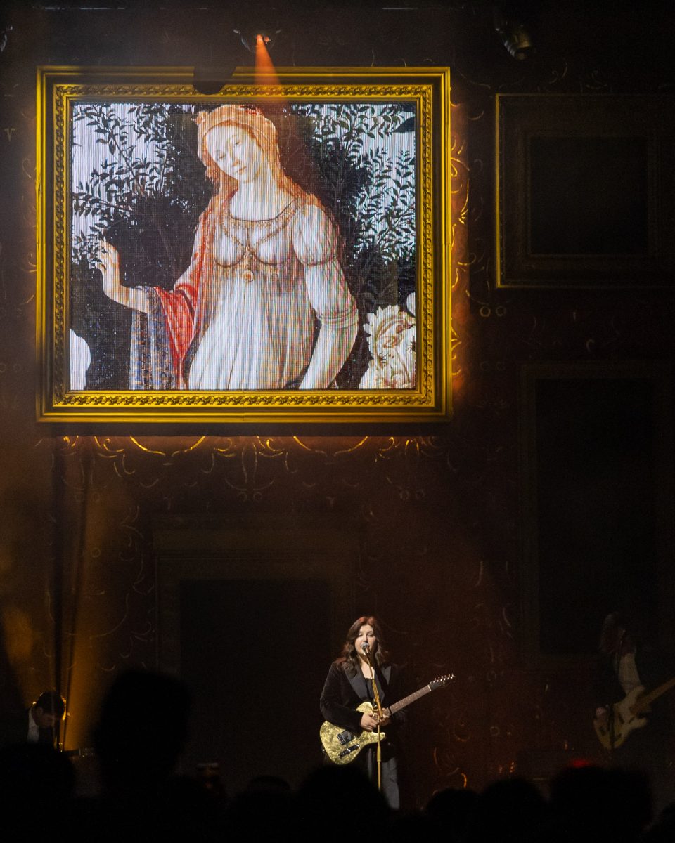 Lucy Dacus performing her song “Ankles” at MGM Music Hall at Fenway. 