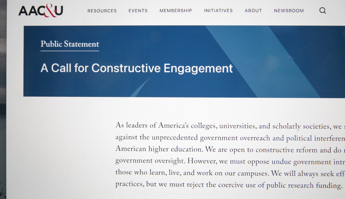 A letter by the American Association of Colleges and Universities speaking out against “unprecedented government outreach.” Boston University President Melissa Gilliam joined more than 400 other college presidents and leaders in co-signing the letter.