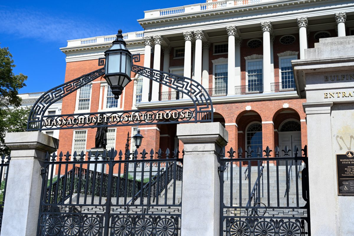 Massachusetts Statehouse, the frequented location of the Extinction Rebellion Boston protest group. The group protests climate change and will be attending the Make Billionaires Pay protest in New York City on Saturday.