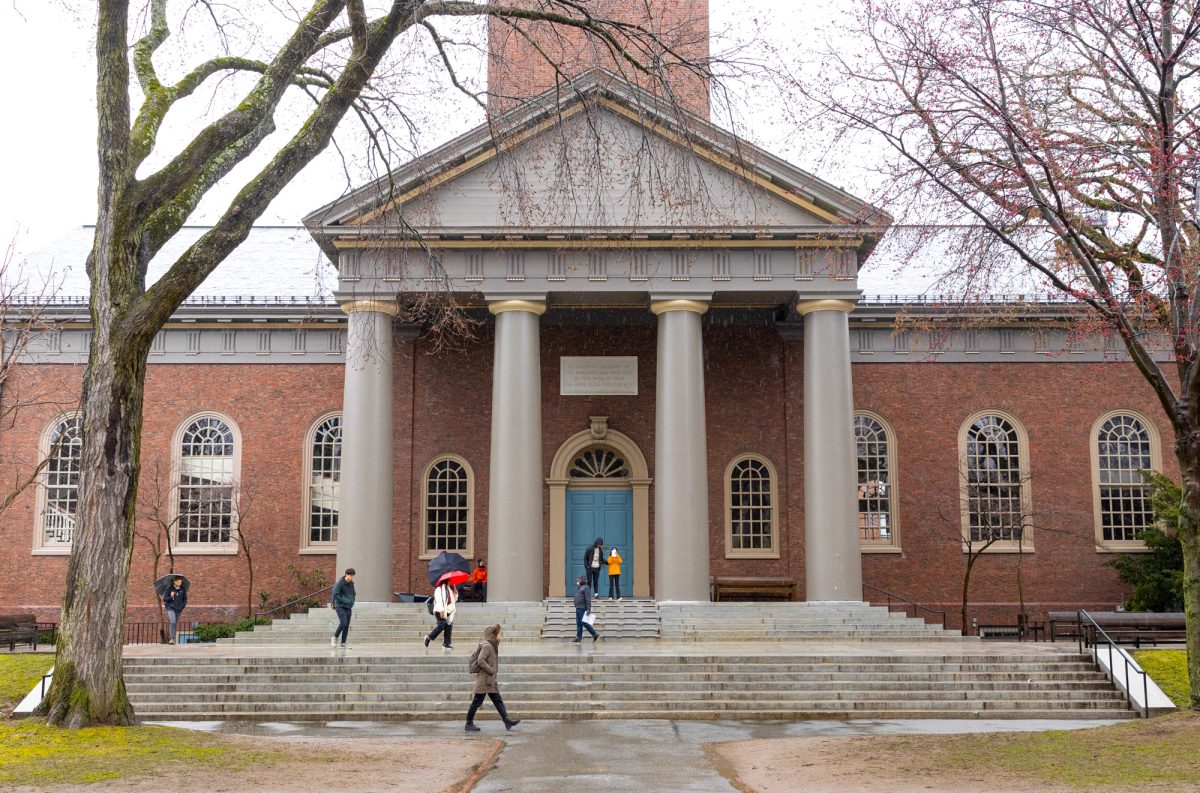 Students on the Harvard University campus. The American Association of University Professors and its Harvard chapter commended its victory in a lawsuit against the Trump administration during a Sept. 4 press conference. 