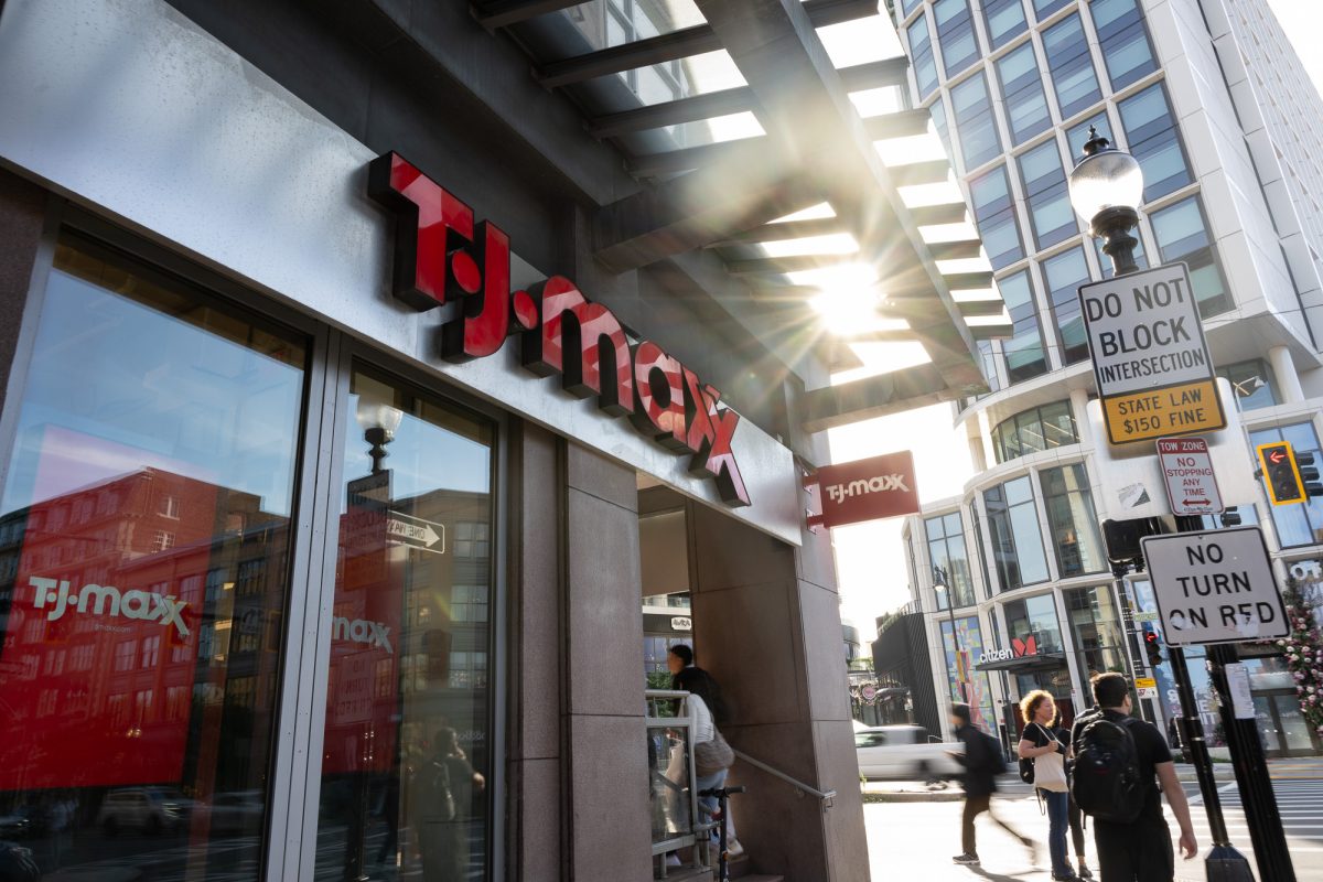 T.J.Maxx at Hynes Convention Center. The store is closing its doors in January, laying off 117 employees. Starbucks also closed 450 locations this week — nearly 20 of them being in Boston. 