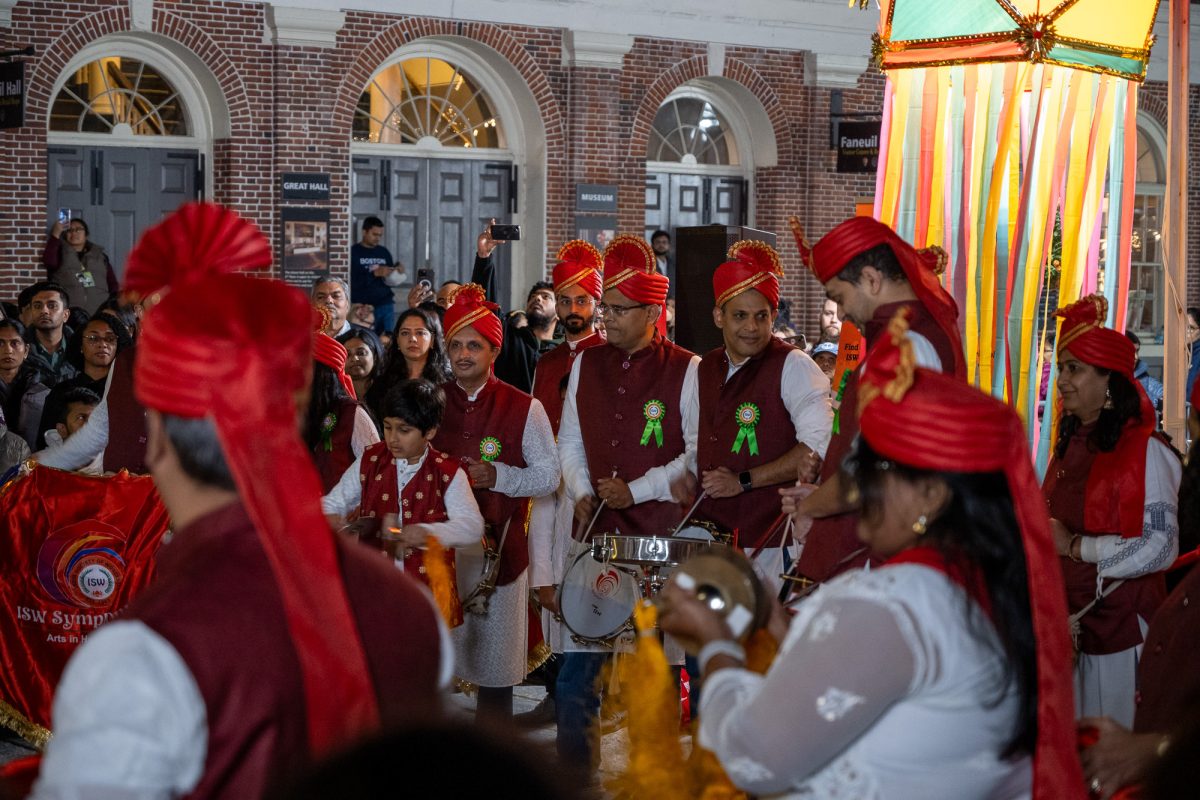 India Society of Worcester hosted Boston’s first-ever Diwali celebration in Faneuil Hall Marketplace on Saturday. The celebration featured dance performances featuring youth groups and traditional dance. 