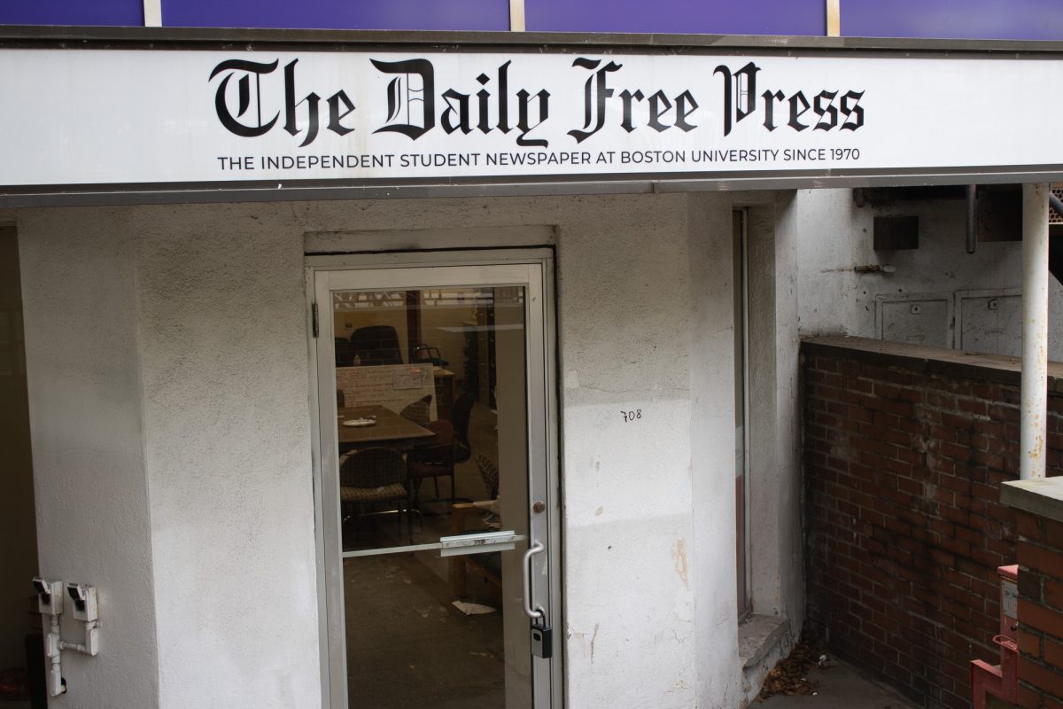 The Daily Free Press office at 708 Commonwealth Ave. The Student Press Law Center filed an amicus brief Oct. 15 to support The Stanford Daily’s lawsuit against U.S. Secretary of State Marco Rubio, which The Daily Free Press endorses.

