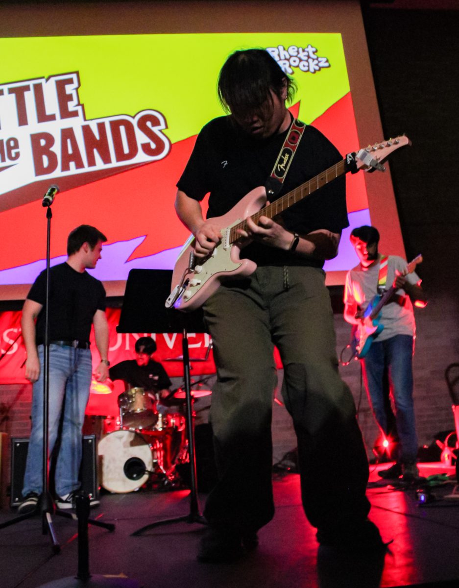 The Janks compete in “Battle of the Bands” at the George Sherman Union on March 30