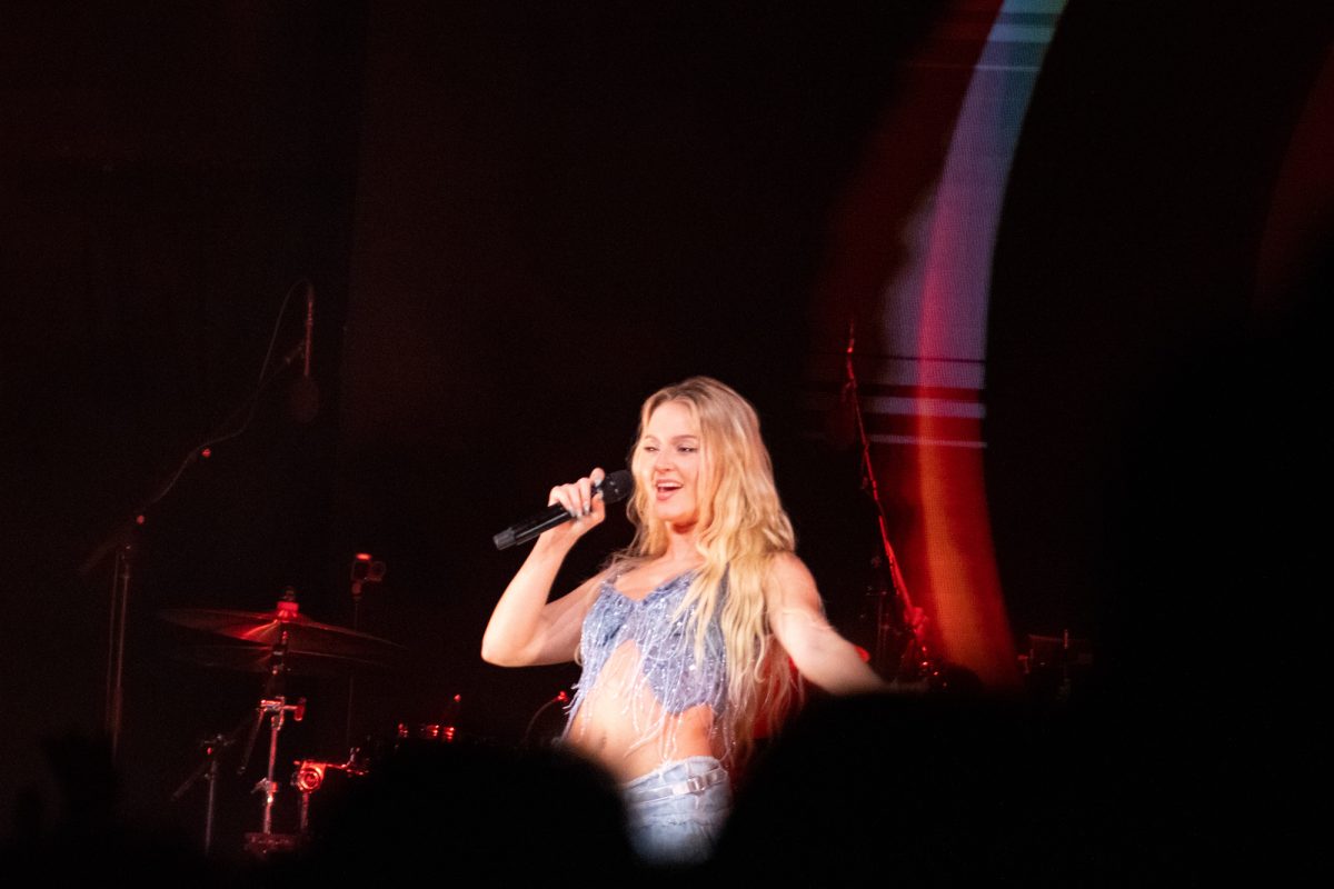 Zara Larsson performs in Boston on Nov. 11, 2024. BU is one of several New England universities where Larsson will perform this spring.
TALIA LISSAUER/DFP FILE