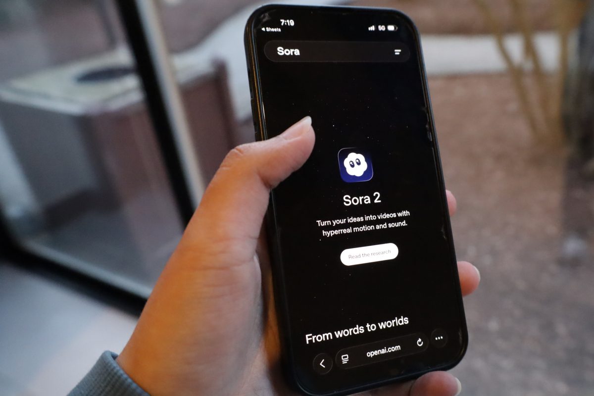 The Sora AI homepage. The AI video generator will be discontinued on April 26, to mixed reactions from Boston University students and faculty.