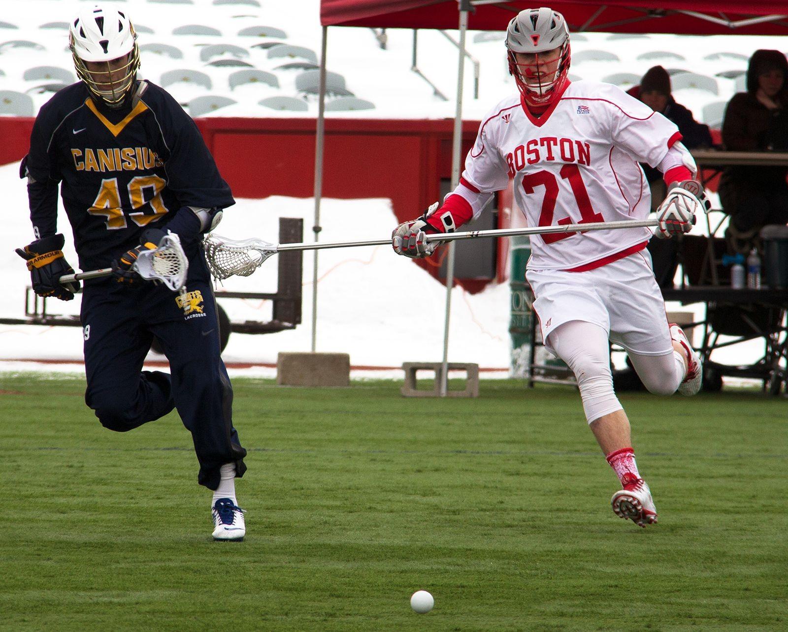 Men's lacrosse grinds out second win of the season against Canisius