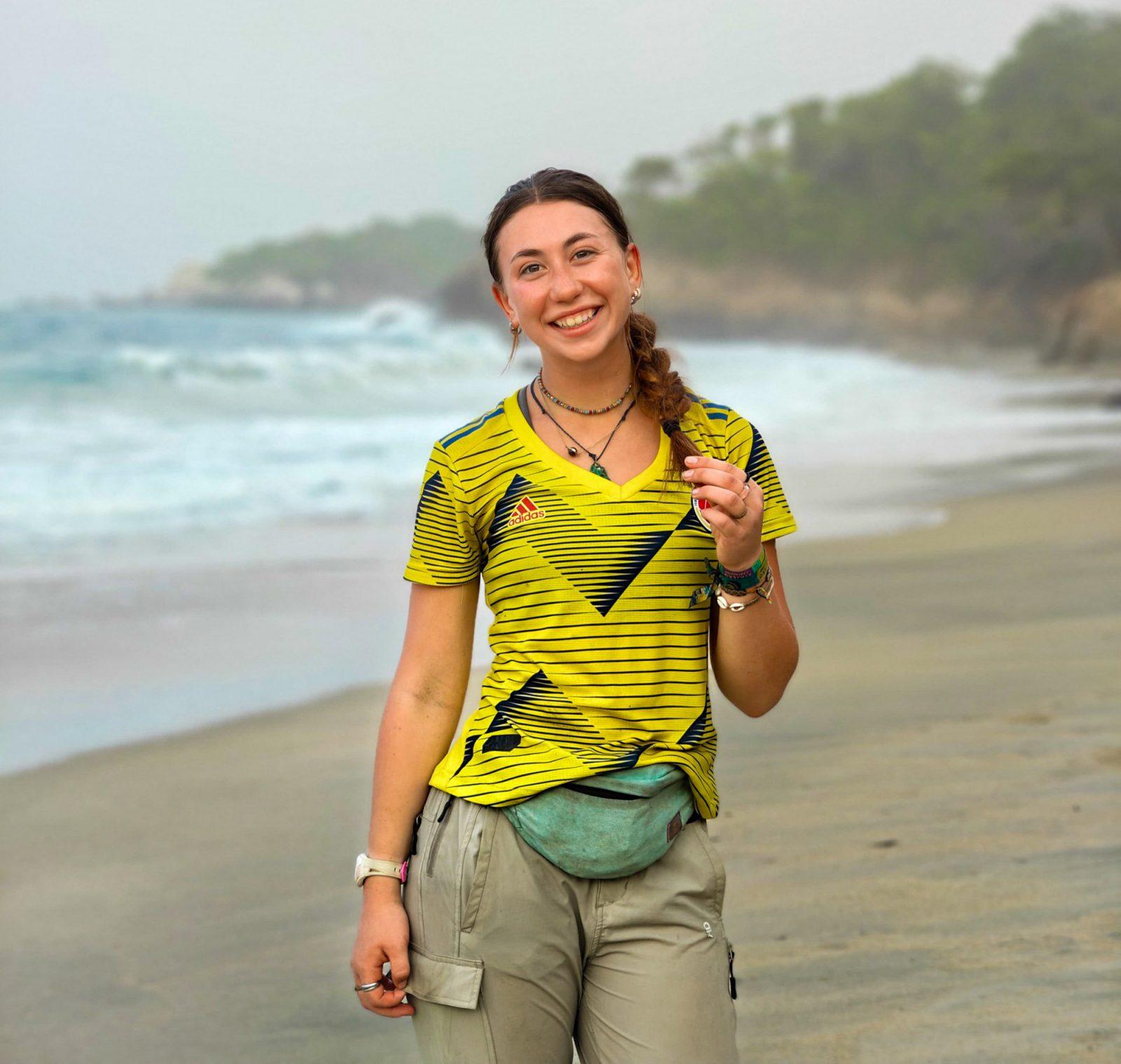 Shandra Back, a senior at Boston University majoring in journalism and minoring in political science. Back received a travel grant from BU’s Center for Forced Displacement which allowed her to travel to report on the displacement crisis from the migrant route along the Venezuela-Colombia border. COURTESY OF SHANDRA BACK
