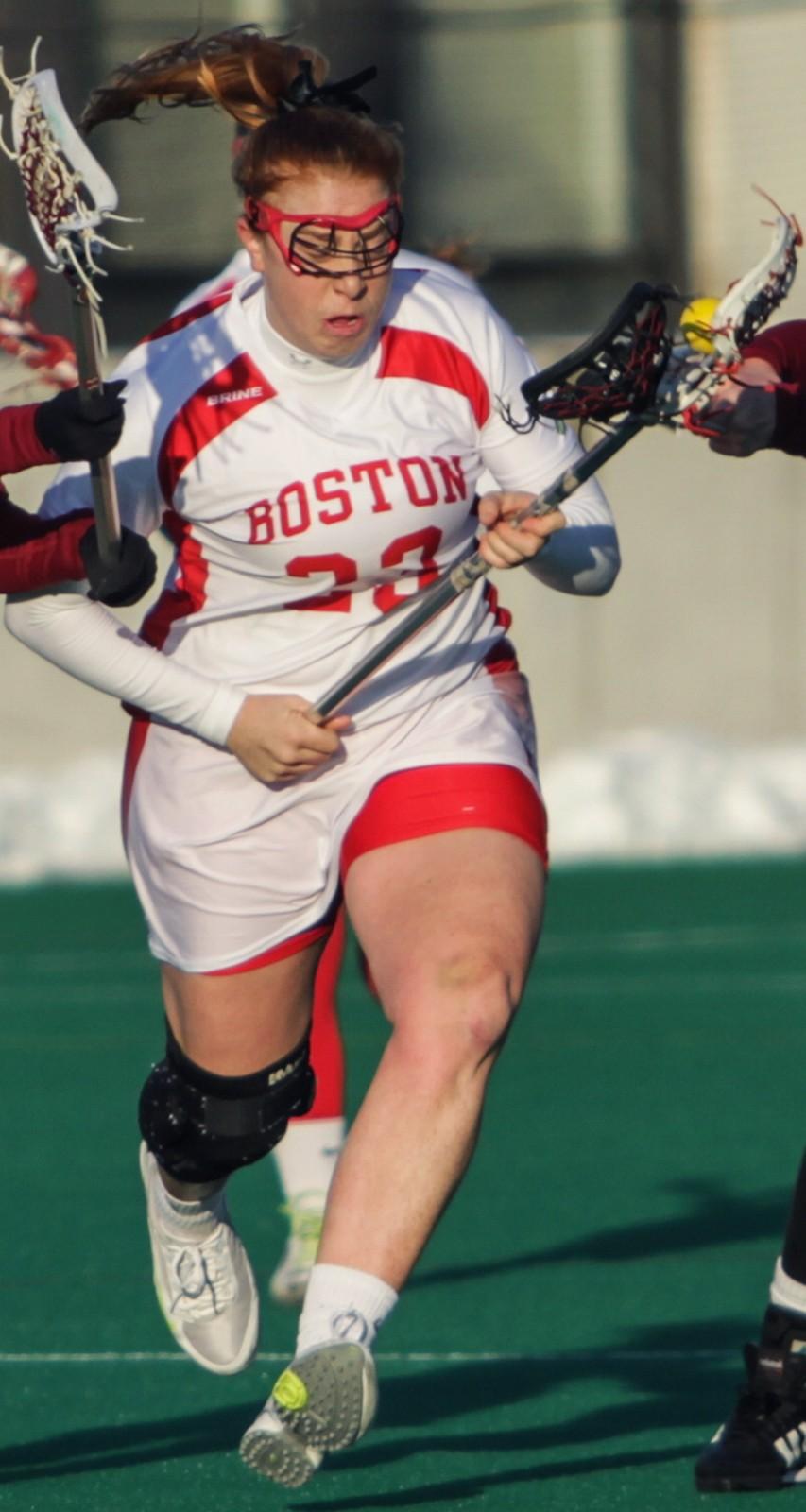 BU begins its season with a tall task against Boston College. PHOTO BY ALEXANDRA WIMLEY/DFP FILE PHOTO
 