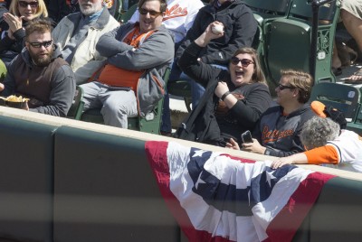 Want to be like this lucky Orioles fan? Follow these tips. PHOTO COURTESY KEITH ALLISON/FLICKR