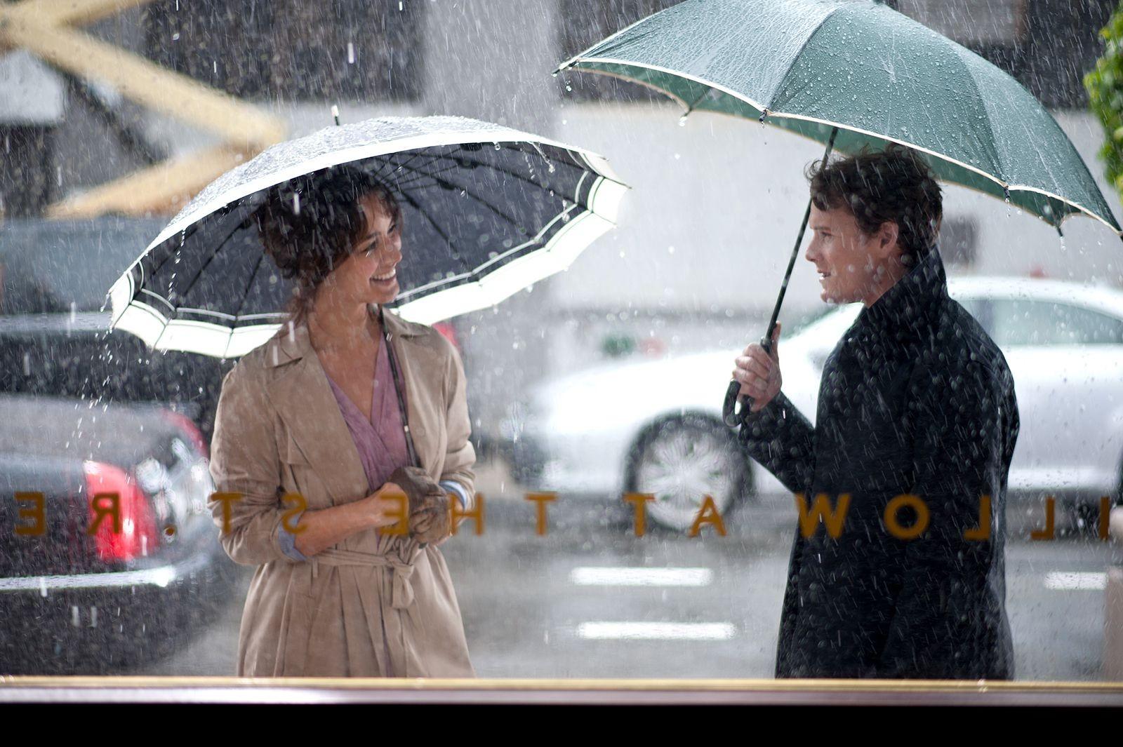 Bérénice Marlohe as Arielle and Anton Yelchin as Brian star in “5 to 7,” released April 13. PHOTO COURTESY OF WALTER THOMSON
