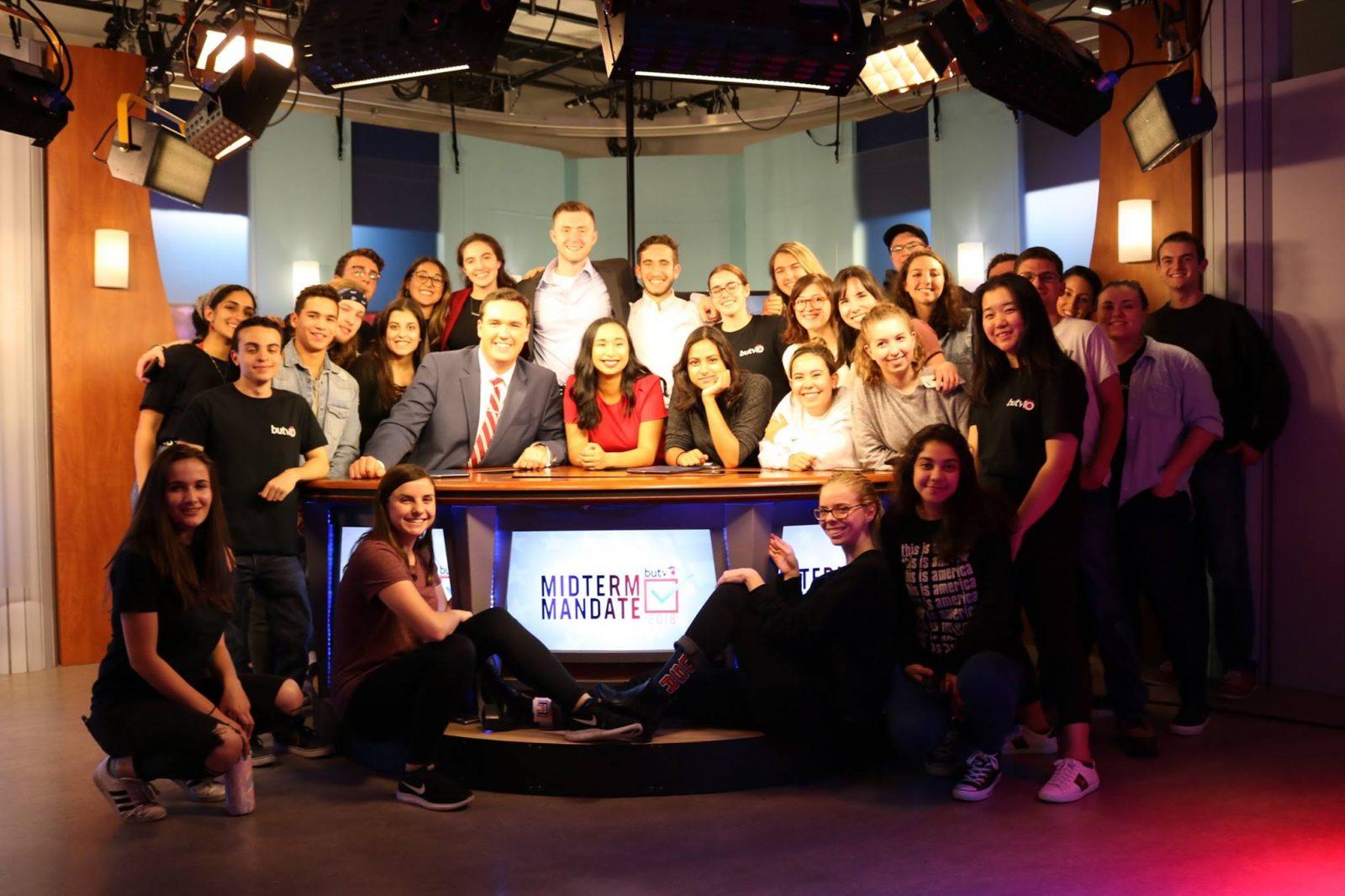 BUTV10’s “Midterm Mandate” team won the 2019 New England Emmy for Best Newscast. COURTESY OF BUTV10

