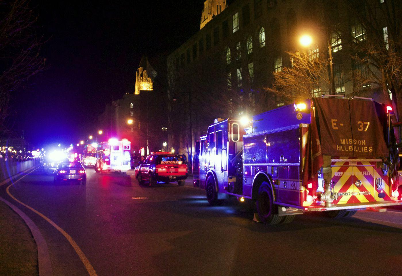 Boston Fire Department responds to CAS for reports of smoke, overheated motor