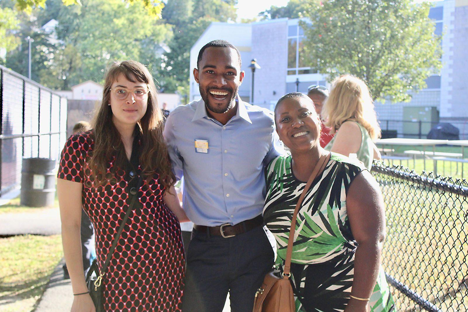BU alumnus Jonathan Allen (LAW ‘19) poses for a picture while campaigning. Allen made his first run for the District 9 seat of the Boston City Council, but did not make it past the preliminary election on Tuesday. COURTESY OF JONATHAN ALLEN