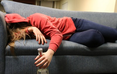 Student hospitalizations for alcohol increased from fall 2013 to fall 2014, according to data from Student Health Services. PHOTO ILLUSTRATION BY OLIVIA NADEL/DAILY FREE PRESS STAFF