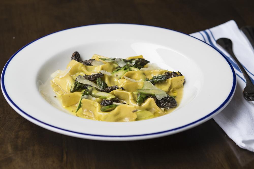 Chef Colin Lynch made this Asparagus Casoncelli at his 'Lovin Spoonfools' pasta class. PHOTO CREDIT BRIAN SAMUELS