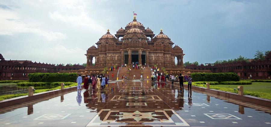 Akshardham in New Delhi, India. PHOTO COURTESY WIKIMEDIA COMMONS