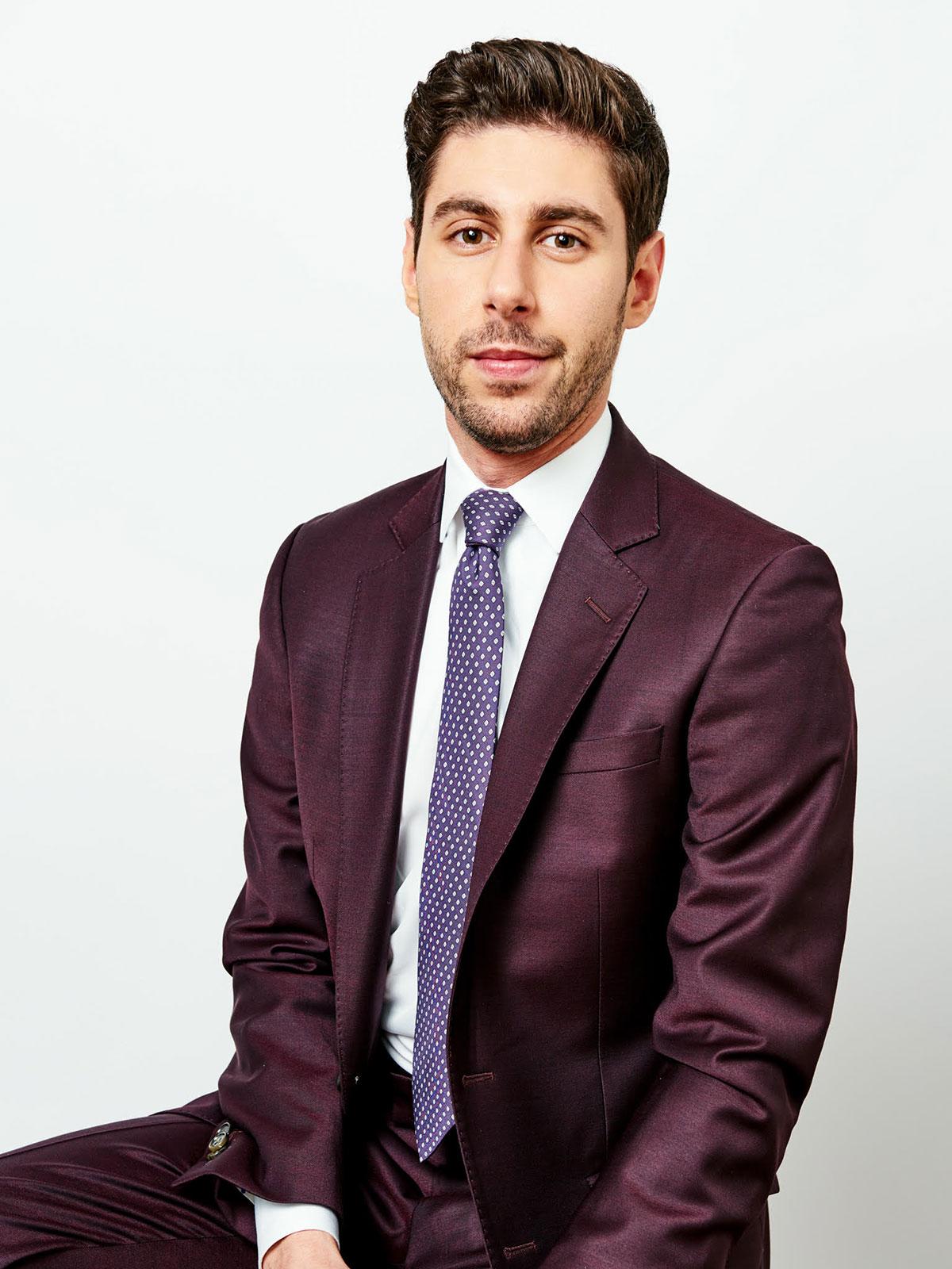 Ben Levine, a television agent for the likes of “Queer Eye” stars Antoni Porowski and Jonathan Van Ness, is among nine Boston University alumni on this year’s Forbes’ 30 Under 30 list. ALEX SCHAEFER/ COURTESY OF BEN LEVINE

