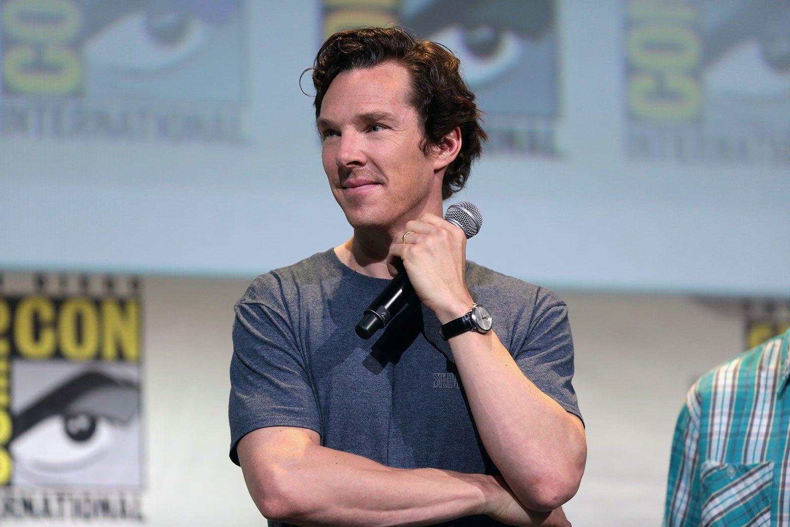 Benedict Cumberbatch at the San Diego Comic-Con International in 2016. Cumberbatch stars in the upcoming film, “The Current War,” a pre-screening of which was held on Oct. 8 at the Brattle Theatre in Cambridge. COURTESY OF GAGE SKIDMORE VIA FLICKR