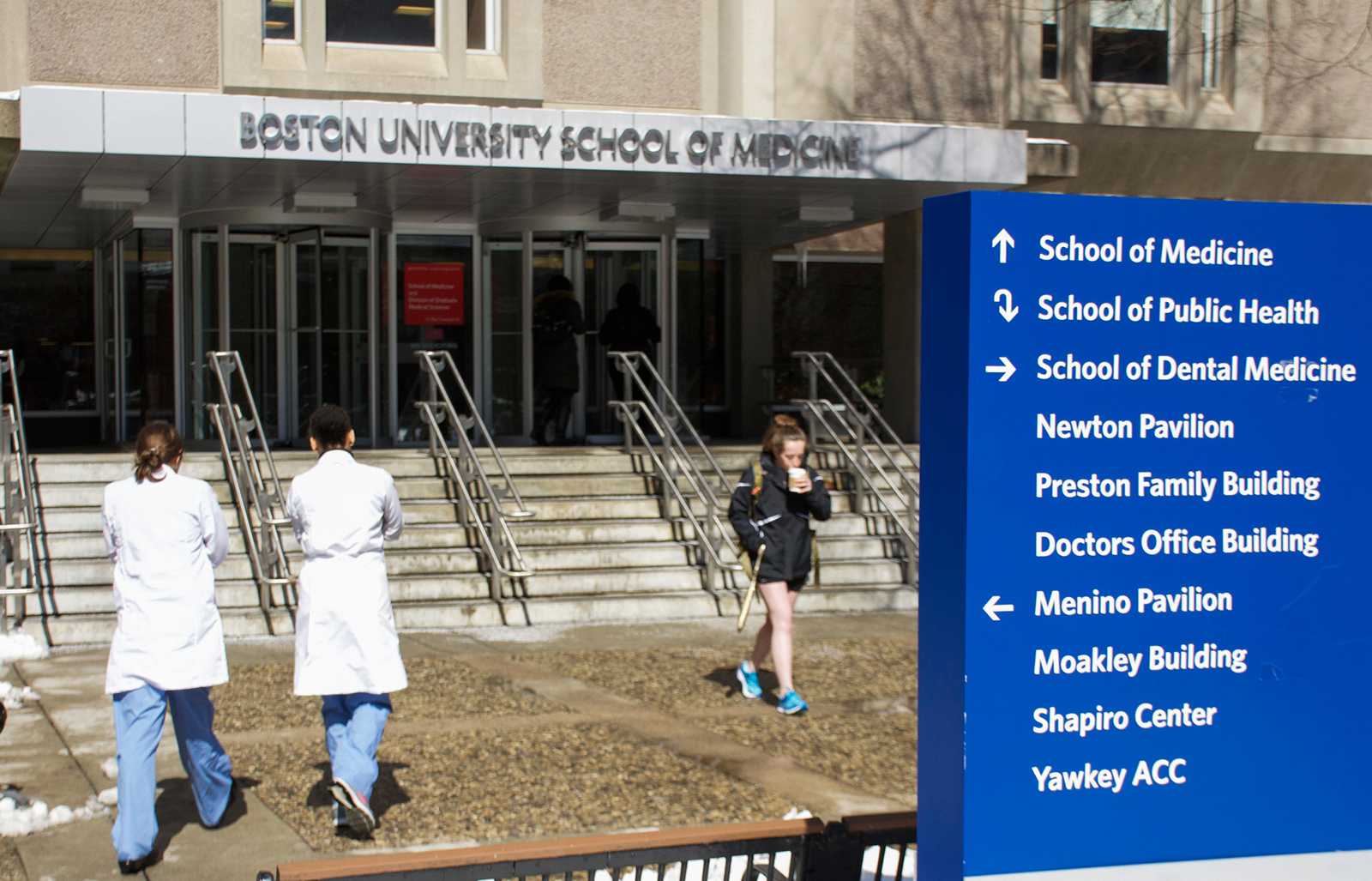 Boston University’s School of Medicine received a $1.4 million, five-year grant Friday, which will be used to fund the school’s Post-baccalaureate Research Education Program. JINGYI LIN/ DFP FILE