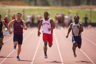 The track and field teams had a strong showing at an invitational consisting of teams from over 80 universities. PHOTO COURTESY PATRICK LAWLOR
